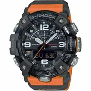 Casio G-Shock Black/Orange Analogue/Digital Bluetooth Mudmaster Watch GG-B100-1A9 GGB100-1A9DR