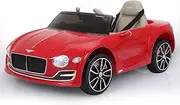 Kahuna Licensed Bentley Kids Ride On Electric Car with Remote Control Cover Storage Bag - Red