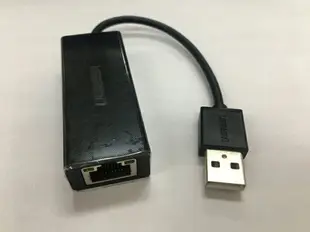 [現貨3組出清dd] Ugreen CR110 USB2.0 外接網路卡 百兆網卡 USB轉RJ45 小米盒子 (PP2)20254