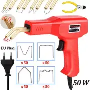 50W Car Bumper Repair Welder Gun Hot Stapler Plastic Welding Gun + 200x Staples