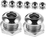 Toddmomy Replacement Snare Drum Parts 8pcs Air Hole Drum Screws Ventilation Screws Set Enhancing Sound