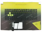 FOR MSI 957-17L42E-C20 Palmrest Keyboard LED US-International