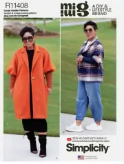 Simplicity 11408 Misses' Coat and Jacket Uncut Pattern Sizes 6-14 9186 Mimi G.