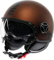 Momodesign FGTR Evo Mono, jet helmet , color: Matt Dark Brown/Black , size: XL