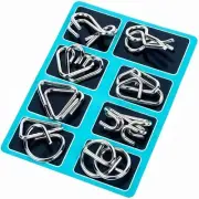 Brain Teasers Wire Puzzle Toys IQ Test Disentanglemen Interlock Game Chinese