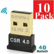 LOT 10 Mini USB Bluetooth Adapter CSR Dual Mode Receiver Windows 10/8/7/XP V4.0