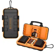 K&F Concept Camera Battery Memory Case Storage CF SD Card Holder for Accessories