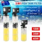 1300-3500L/H Submersible Water Aquarium Internal Filter Pump For Fish Tank AU