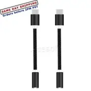 2x Type C to 3.5mm Earphone Adapter Connector for Motorola Moto Z Droid XT1650