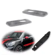 Clear Front Side Marker Lights Housings For Mini Cooper Countryman R60 R61 12-17 (for: Mini)
