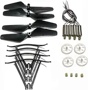 Gears Guard Motors Engines Propeller Blade Kit, for S60 WiFi FPV Quadcopter Spare Parts Drone Accessories Propeller