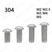 304 Stainless Steel Rivets For Name Plate Round Head Solid Rivets M2/M3/M4/M5/M6