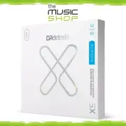 3 Pack, D'Addario XS 12-53 Coated Phos Bz Acoustic Guitar Strings - XSAPB1253-3P