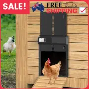 Automatic Chicken Coop Door Opener Cage Closer Timer LCD Screen AU