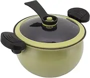 Micro Pressure Cooker, Multifunctional Non Stick Micro Pressure Pot, 5L/7L Large Capacity Stewed Pot Quick Cooking Pot Safety Pressure Pot for Gas Stove & Induction Cooker (Green)