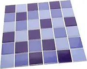 Abaodam 36pcs Ceramic Pool Tiles for Kitchen Backsplash Easy to Install High Gloss Finish for Swimming Pool and Bath Renovation
