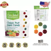 Keto-Friendly Sugar-Free Hard Candy with 10g Fiber – 2.5 LB Resealable Bag