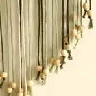 Macrame Wall Hanging -Handmade Sage Green Leaf Wall Tapestry,Boho Decorations