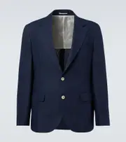 [Brunello Cucinelli] Brunello Cucinelli Linen blazer AU 93 blue