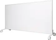 Portable Infrared Heater with Roller, 700W Free Standing Wheel Heater Energy Saving Infrared Heating Wall Heater SAA Overheat Protection, Eco-friendly Electric Radiant Home Office Heater Panel