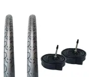 Zol Bundle 2 Pack G5013 Road Tires and Tube 700x28C, Presta/French 48 MM Valve