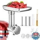 Stainless Steel Food Grinder Attachments for KitchenAid Stand Mixers and Cuis
