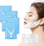 Bloskin Lift Mask, Bloskin Chin Lift Mask, Double Chin Mask Reusable, Bloskin Lifting Face Mask, Bloskin Lift Mask - Face Lift Mask, Bloskin Double Chin Lifting Mask Reusable (5 Pcs)