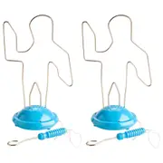2PK MDI Hot Wire w/ Shot Glasses Set Classic Wire Loop Drinking Game 13.5x22cm