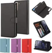 for Galaxy S21 Plus Wallet Leather Case, 2 in 1 Magnetic Detachable Case
