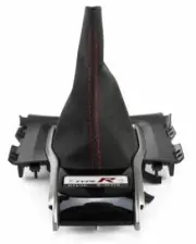 Hybrid Racing Alcantara Shift Boot Black (16-21 Honda Civic) HYB-SBA-01-01