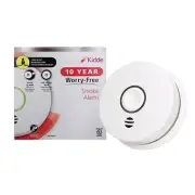 Kidde 10-Year Hardwired Smoke Alarm Detector Photoelectric Sensor & Voice Alerts