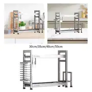 Spice Rack 2 Tier,Kitchen Storage Shelf,Spice Shelves Storage Rack Seasoning