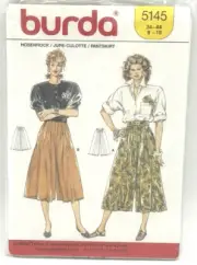 Burda Pattern #5145 - Ladies Pantskirt (Sizes 8-18)