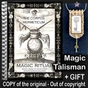 Antique Book Ritual Magic Occult Esoteric Manuscript Grimoire Witchcraft Manual