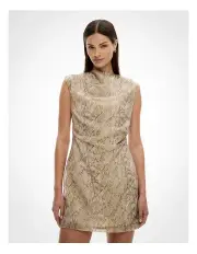 [Witchery] Sculpted Mini Dress in Snake Print