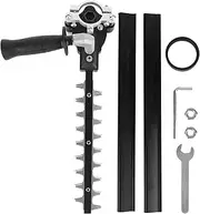 9 Teeth Hedge Trimmer Head,Pole Hedge Trimmer Long Reach Telescope & 2-Way Safety Switch for Brush Cutters for Garden Trimmers