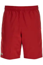 [LACOSTE] LACOSTE sporty color block bermuda shorts 2 Red