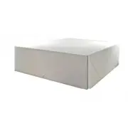Cake Box White 12X12X4"(305x305x105mm) Corrugated Pack 10