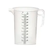 5L Measuring Jug Heavy Duty Clear Plastic Propylene Food Grade BPA 5 Pro-Jug