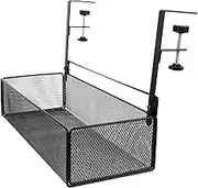 VILLFUL Under Desk Storage Organizer Office File Holder Basket for Document and Item Organization Office and Dorm