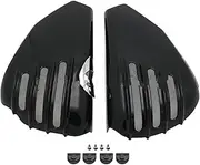 Battery Cover Accessories Battery Side Fairing Covers Fit For 2003-2022 Sportster XL 1200 883 FORTY-EIGHT XL883 XL1200 Motorcycle Battery Side Covers(Glossy Black(14-21))