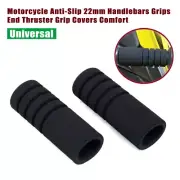 Motorcycle Anti-Slip 22mm Handlebars Grips End Thruster Grip Covers Comfort 2PCS