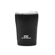Coffee Culture Stainless Steel Double Wall 350ml Reusable Travel Cup Black
