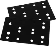 2pcs Sandpaper Pad Sanding Disc Pads Sand Disc Pad Sponge Polishing Disc Buffer Pads Sanding Backing Plate Pad Drill Buffing Pad Polisher Back Plate Pads Black Polyester Sponge