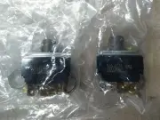 (2) Eaton 7564K6-Special Short-Handle Maintained Toggle Switch DPDT 125/250VAC