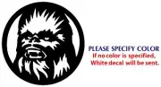 Chewbacca Game Movie TV Funny JDM Vinyl Sticker Decal Car Window bumper Wall 6"
