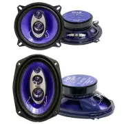 Pyle Car Speakers 2) PL53BL 5.25" 200W 3-Way + 2) PL6984BL 6x9" 400 Watts 4-Way