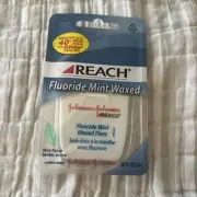 Reach Floss Flouride Mint Waxed Johnson & Johnson 55yd Dental Floss Discontinued