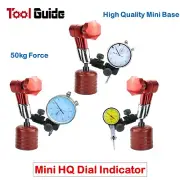 HQ Round Magnetic Base Holder Dial Indicator Gauge Swivel Arm Fine Adjustment