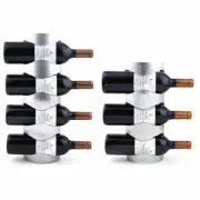 Stainless Steel Wine Rack Bottle Holder 3/4 Layers Wall Mounted Shelf Organizer